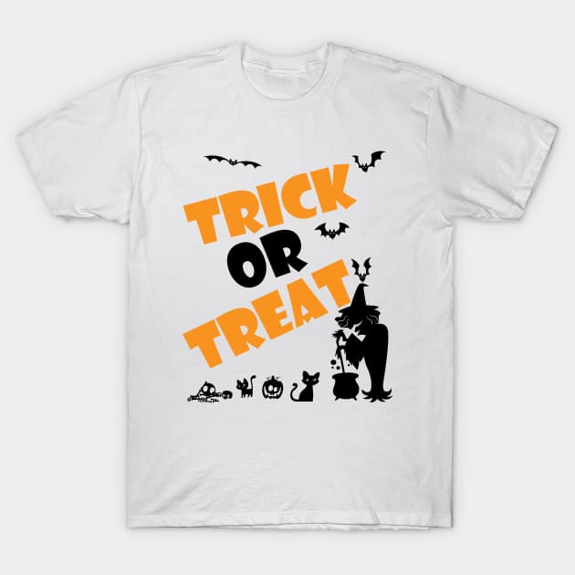 trick or treat T-Shirt by hananeshopping